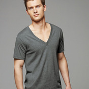 Unisex Deep V-Neck Jersey T-Shirt