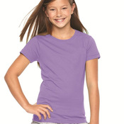 Girls' Fine Jersey Longer Length T-Shirt