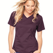 Ladies' Short Sleeve V-Neck T-Shirt