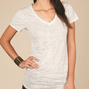 Ladies' Diane Burnout V-Neck T-Shirt