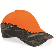 Licensed Camo Cap with Barbed Wire Embroidery