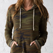 Ladies' Eco-Fleece Athletics Hooded Pullover