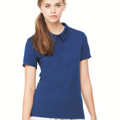 Ladies' Performance 3-Button Mesh Polo