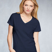 Missy Fit Ringspun V-Neck T-Shirt