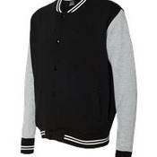 Varsity Sweatshirt Jacket