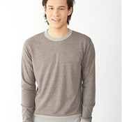 Eco Mock Twist French Terry Contrast Crew