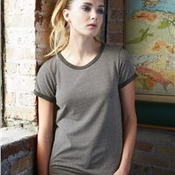 Ladies' Eco Mock Twist Ideal Ringer Tee